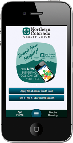 Mobile banking app - Checking & Savings - Loans & Credit Cards - Northern Colorado Credit Union - NCCU - Greeley, Berthoud