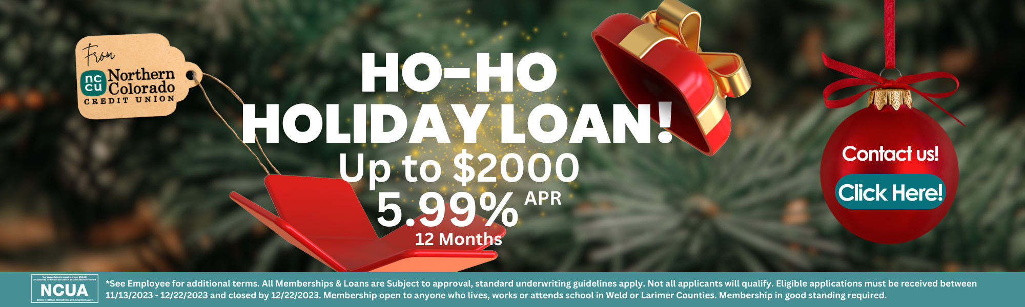 Ho Ho holiday loan.